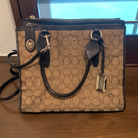 Coach purse (handbag with shoulder strap) - Picture 1 of 4